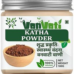 VANVATI Organic Katha Powder Natural Herbal Dye For Hair Care And Hair Powder 100g-image-103
