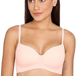 Women's Polyamide Padded Non-Wired 3/4Th Coverage T-Shirt Bra (ZI1946FASHCORNG0036C_Pink_36C)-image-47