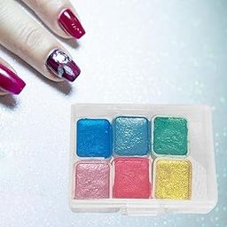 HEAVENGLOW Nail Pigment Palette Painting Watercolor Pigment for Nail Art Diy Home style E-image-69