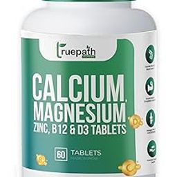 vitals Calcium Magnesium & Zinc | With Vitamin B12, D3, Calcium Supplement for Women and Men 60 Tablets (1)-image-15
