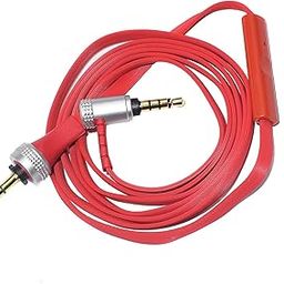 Replacement Audio Remote Mic Volume Control Aux Cable Wire Cord for Sony MDR-X10 MDR-XB920 MDR-X910 Headphones Red-13