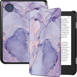 Fintie Tolino Shine Color/Shine (2024)/Shine 4 (2022) and Kobo Clara Colour/Clara BW(2024)/Clara 2E(2022) eReader Cover - Ultra Thin Cover with Auto Sleep/Wake Function and Magnetic Closure, Lilac-picture-21