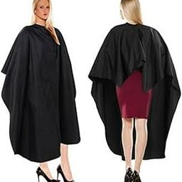 Professional Salon Hair Cutting Cape, Black Waterproof Styling Cape, Full Coverage Hairdressing Gown-image-61