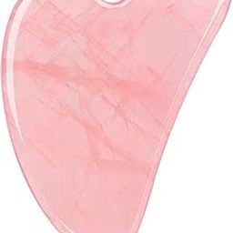 Gua Sha Facial Tool, Guasha Face Tool, Facial & Body Massager, Rose Quartz Natural Stones, Scraping Therapy and Acupuncture SPA for Lifting, Reducing Swelling and Firming (Pink)-image-5