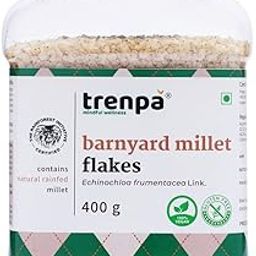 TRENPA Barnyard Millet Poha Flakes, 400g | Healthy Breakfast Cereal | Diabetic - Friendly | Low Cholesterol, Gluten-Free, High-Fibre Food-image-14