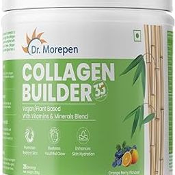 Dr.Morepen Natural Collagen Builder | Plant Powered Nutrition | Natural & Safe | Orange & Berry Flavour 250gm-image-9