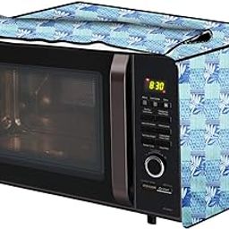The Furnishing Tree microwave oven cover Suitable for IBELL 30 Liters OTG 30GDLX, Dustproof, Stain-Resistant, Cover Size WxDxH in CM- (51.5x42x30), Surface Pattern Blue-image-90