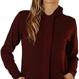 Womens Blue Coloured Solid Jacket-image-59