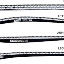 Kitoarts Tailoring Material for Tailoring Kit,Measuring Scale,Tailoring Scale,Tailoring Tools,Tailoring Accessories,Scale Ruler,Stitching Items Material, French Curve Scale For Tailoring (4)-image-37