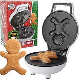 Mini Waffle Maker for Gingerbread Man - Make this Christmas Special for Kids with 4" Waffler Iron, Non-Stick Electric Appliance, Fun Gift for Parties and Parties-picture-10