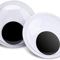 FINGOOO 7.5inch Giant Googly Wiggle Eyes with Self Adhesive Large Wiggle Eyes for Chrits mas Tree Party Decorations,2 Pieces-image-38