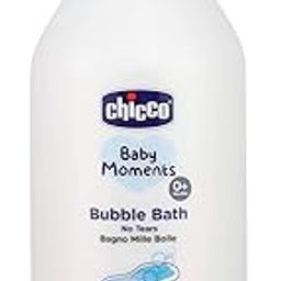 Chicco Baby Moments Bubble Bath, 300ml with Peach extracts | No Tears Formula | Hydrated Skin | Dermatologically Tested | Parabens & Phenoxyethanol Free-image-19