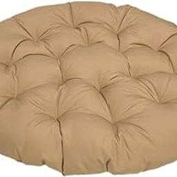 UJEAVETTE Padded Seat Cushion Egg Chair Cushion Versatile for Sofa Rocking Chair Seats Khaki-image-5