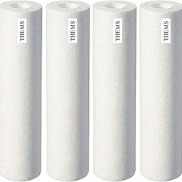 THEMS 10 Inch High Density Spun Pre-Filter (5 Micron PP Spun) Cartridge Compatible for 10 Inch Pre-Filter Housing of All Water Purifier | Pack of 4 Spun-22