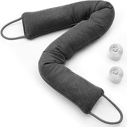 Tuffen Door Draft Stopper, 48 Inch Weighted Under Door Noise Cold Air Blocker, Heavy Duty Sound Proof Draft Guard Gap Snake for Bottom of Doors and Windows (Gray)-image-28
