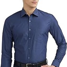 Solid Formal Shirt for Men| Premium Cotton| Full Sleeves| Slim Fit |Breathable Fabric-image-91
