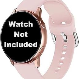STRAPY 20mm Soft Silicone with Metal Buckle Strap Replacement Belt Band for Amazfit GTS, GTS 2, GTS 2 Mini, Fireboltt, Noise Colorfit, Boat, Realme, Samsung Smart Watch Strap-image-26