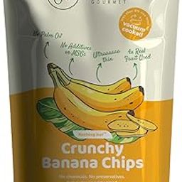 Flyberry Gourmet Vacuum Cooked Banana Chips 250 g - No Palm Oil, Less than 6% Rice Bran Oil, Healthy Snacking with High Nutrient Content, No Added Preservatives-image-21
