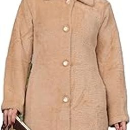 Long Coat For Women Winter Wear|Women Full Sleeve Hair Fabric Puffy Design Coat For Women-image-22