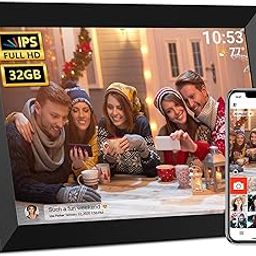 FRAMEO Digital Photo Frame, 10.1 Inch Wi-Fi Digital Picture Frame with 1280x800 IPS Touch Screen, Built-in 32GB Storage, Easy to Share Photos or Videos via Frameo App Auto-Rotate (Black)-11
