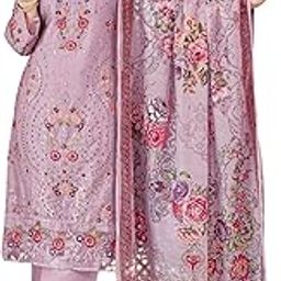 Unstitched Salwar Suit Fabric for Women | Soft Cotton| Dress Material with Dupatta,Top, Bottom|-picture-52