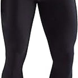 Men Compression Lower, Pants Tights for Gym Sports Training Polyester Lycra Legging (Black)-image-20