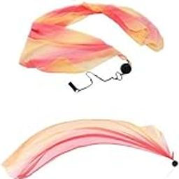 CLUB BOLLYWOOD LICHTS®2 Pairs Veil Poi Throw Balls Imitated Silk Adjustable Belly Dance Combo 17|Clothing, Shoes & Accessories | Dancewear | Adult Dancewear | Belly Dancing-image-10