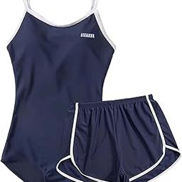 SAZ DEKOR Women Swimsuits Fashion with Shorts Swimwear for Beach Travel Vacation M-image-72