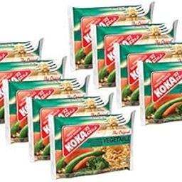 KOKA Oriental Instant Noodles The Original Vegetable Flavour(Pack Of 9) With Flavouring Oil "(Halal Certified)", Vegetarian, 890 Gram-image-24