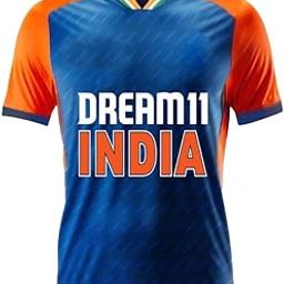 Blue Plain New Blue Jersey ADD 2024-2025 Cricket (Kid's,Boy's,& Men's) L1128 8049 Virat 18(28, VRT_WT20)-image-77