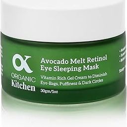 Organic Kitchen Avocado Melt Retinol Eye Sleeping Mask - Overnight Avocado Eye Cream with Rice Water Extract + Niacinamide - Gel-like, Hydrating Anti-Aging Under Eye Mask - 30 gms-51