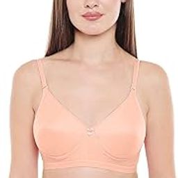 Women's Cotton Padded Wire Free Everyday Bra Black-image-1