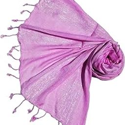 Saba Fashion Women Striped Scarf Shawl Dupatta Hijab Wrap Scarves Stoles-50