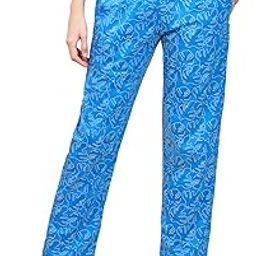 E4A5 Quick Dry 4 Way Stretch Antimicrobial Mid Rise Relaxed Fit Hangout Straight Pant for Women-image-86