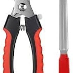 PET AND VET Dog Nail Cutter Clipper and Filer,Claw & Nails Clippers Grinder Grooming Trimmer for Small, Medium Dogs and Cats, Birds, squirrel (multicolour) (SMALL SIZE)-image-13