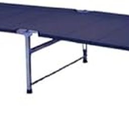 Folding Bed Heavy Stainless Steel Single Sleeping Bed for Home, Camping, Picnic,Outdoor Portable Cot Camp Bed Guest Bed Folding (Blue)-image-98