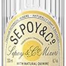 SEPOY & CO. Indian Tonic Water, Classic Gin & Tonic Cocktail Mixer, Low Cal, Less Sugar, 100% Natural Ingredients, Sparkling, Pack of 12 X 200ml-4