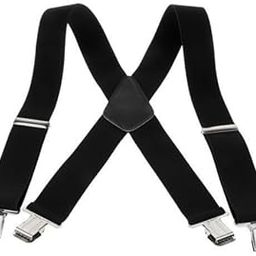 2 Pieces Suspenders W/Heavy Duty Clips&X Back Adjustable Straps For Adults | Mens Accessories | Suspenders Braces-image-34