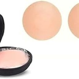 Nipple Covers Reusable – Comfortable Invisible Adhesive Silicone Pasties for Women, 8 cm Size, 2 Pair (4 Pieces) – Ideal for Coverage and Support Brown-image-15