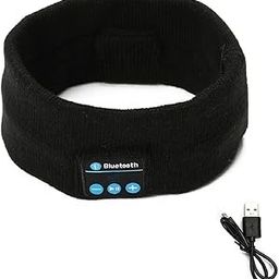 Bluetooth Sleep Headband Headphones, Wireless Sports Headset with Controls, Black-image-9