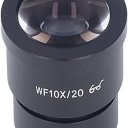 WF10X/20 Microscope Lens, 30mm Interface Wide Angle Eyepiece, High Eye Point, Clear Imaging, Aluminum Alloy Material, for Continuous Zoom Stereo Microscopes-image-2
