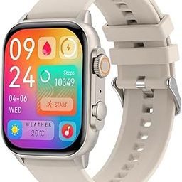 Exxelo (𝟓 𝐘𝐄𝐀𝐑 𝐖𝐀𝐑𝐑𝐀𝐍𝐓𝐘 Smart Watch with 1.96" HD Color Display | Full Touchscreen Smartwatch for Men & Women | Heart Rate, Sleep & Fitness Monitor | Stylish Design-image-102