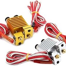 Double Head 2 in 1 out J-Head Remote Extruder 3D Printers Extrusion Parts Hot End All Metal Heat Sink 1.75mm 0.4mm Bowden Part-19