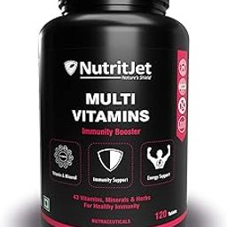 Multivitamin For Men & Women - 120 Veg Tablets With Probiotics, 43 Essential Vitamins, Minerals and Herbs For Immunity, Energy, Biotin, For Healthy Hair, Skin & Nails-14