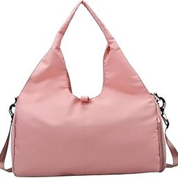 MERISHOPP Yoga Mat Bag Holder with Detachable Strap Handbag for Camping Shopping Beach Pink-image-71