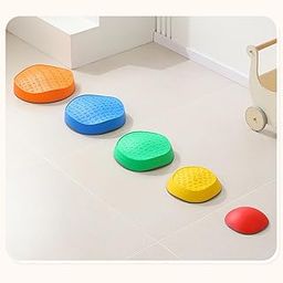 5 Pieces Stepping Stones Set Nonslip Obstacle Course Step Toys Balance Block-picture-23