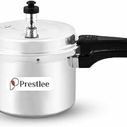 Prestlee PRIME Aluminium 3 Litres Non Induction Base Pressure Cooker | Outer Lid | Faster & Healthy Cooking | Gas Stove Compatible | ISI Certified | 5 Years Manufacturer's Warranty | Silver-23