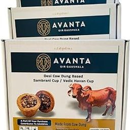 100% Organic Sambrani Dhoop Cups for Pooja (36 pcs) | Cow Dung Vedic Havan Cups for Pooja, Home & Festivals - Pack of 3 (12 Cups/Pack +1 Burner Plate/Pack)-image-59
