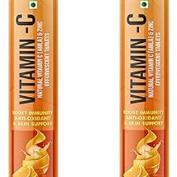 Existrong Vitamin C Effervescent Tablets – 1000mg Amla Extract with Zinc | Immunity Booster & Antioxidant | Skin Glow & Energy | Sugar-Free | Fast Absorption | 30 Tablets | Orange Flavour-image-8