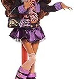 Monster High ?Monster High Clawdeen Wolf Reproduction Doll (10.5 in) Wearing Original Fashion & Shoes, with Pet, Doll Stand & Accessories, Gift for Collectors-image-28